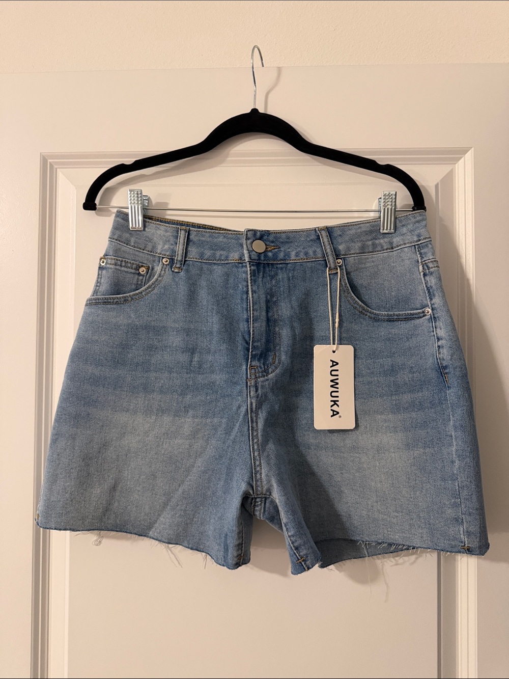 Light Blue Denim Shorts